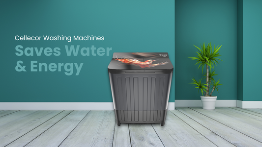 How Cellecor Washing Machines Save Water and Energy