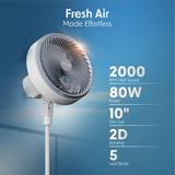 Cellecor AirNova CPF125L High-Speed Pedestal Fan