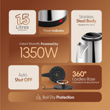 Cellecor QuickBoil Electric Kettle - 1.5 L
