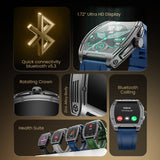 Cellecor E6 Swift 1.76" Ultra HD Display Bluetooth Smartwatch