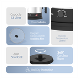 Cellecor CMK13 Magic Chef Multi-Cook Kettle - 1.3L