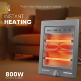 Cellecor COQH 2 Quartz Tube Room Heater - Grey