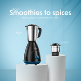 Cellecor CMG50BK Smashh 500W Mixer Grinder - Black