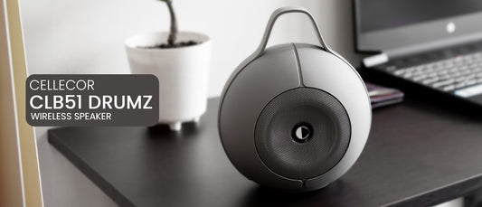 Enter the Soothing Realm of Music with the Cellecor CLB51 Drumz Wireless Speaker