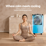 Cellecor Airgo CE- 25L Air Cooler with 25L Water Tank - Ocean Green