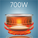 Cellecor Cook Ease Electric Rice Cooker - 1.8L