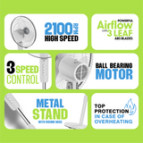 Cellecor PowerFlow CPF163L High-Speed Pedestal Fan