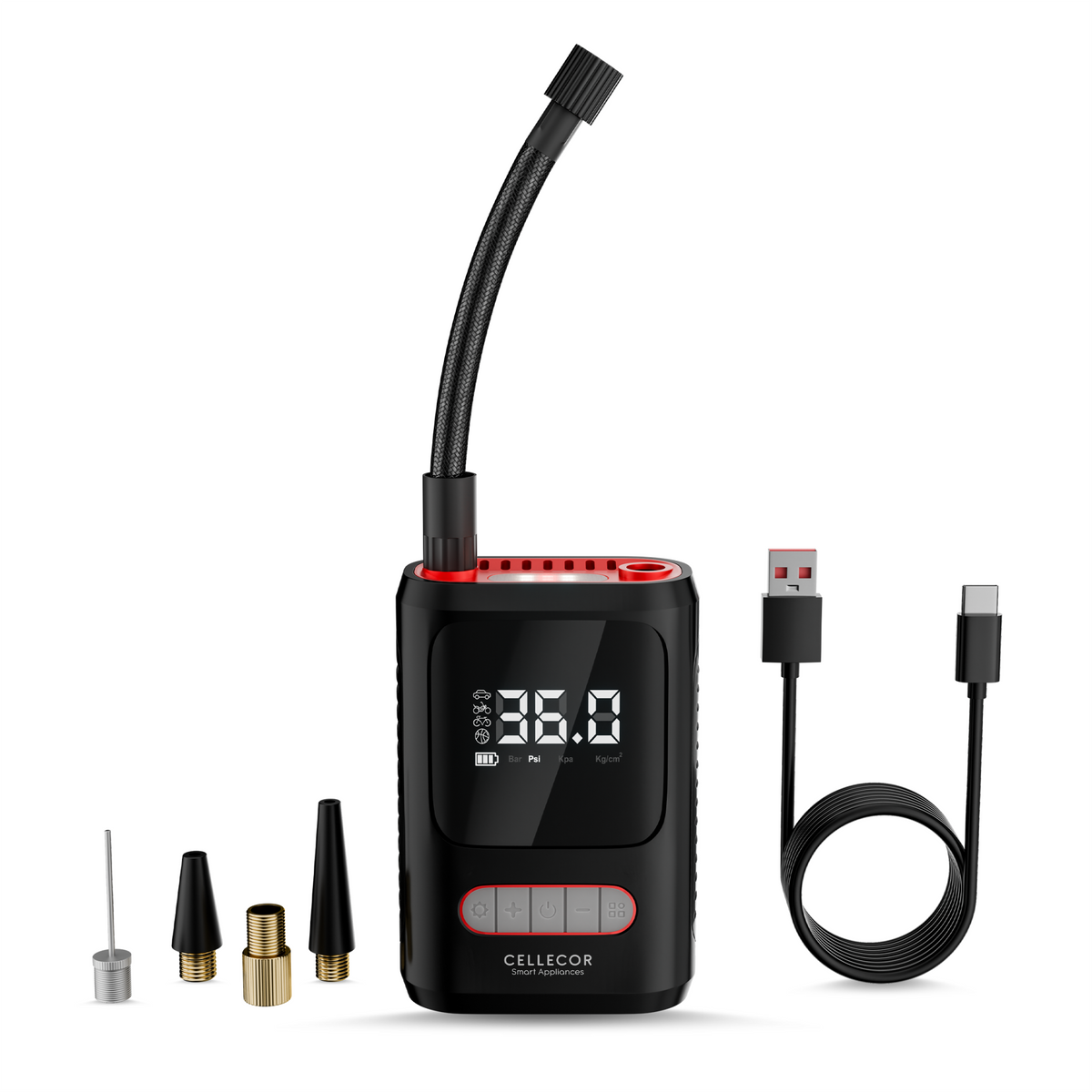 Cellecor Power Pump CT102 Portable Tyre Inflator