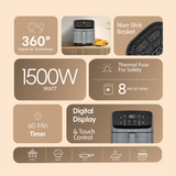 Cellecor Aurifry Air Fryer (CAF45)- 4.5L