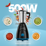 Cellecor CMG50BK Smashh 500W Mixer Grinder - Black